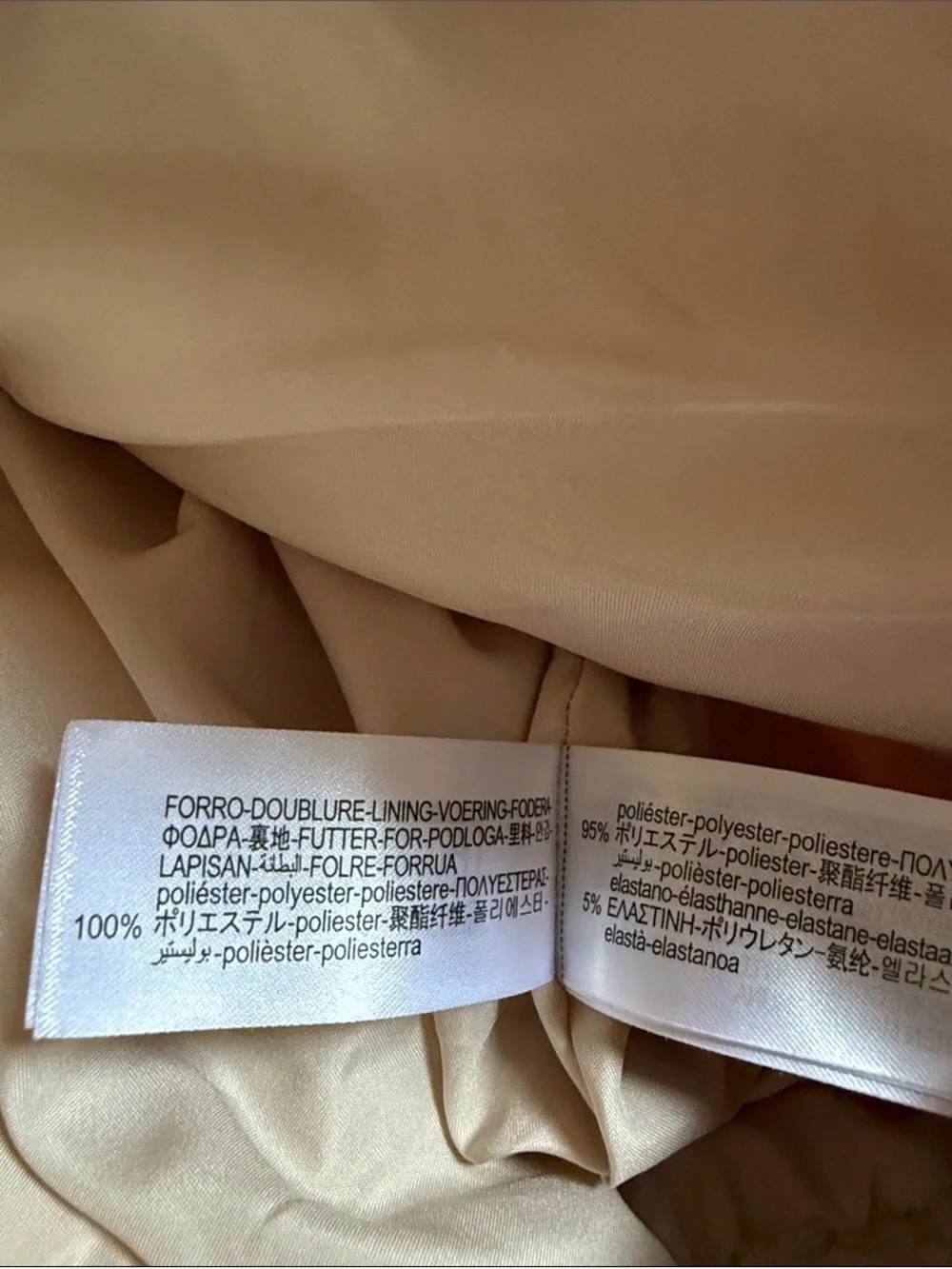 ZARA faux shearling carabiner teddy coat